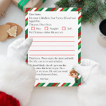 Cartes Pour Fêtes Annuelles Lettre au Père Noël des enfants| Liste de souhaits<br><div class="desc">Voulez-vous rendre l'expérience de Noël de vos enfants encore plus magique? Vous pouvez le faire en les aidant à créer leur liste de voeux de Noël avec cette adorable lettre à Père Noël. La meilleure partie est que vous pouvez facilement personnaliser le modèle à votre goût, le rendant unique pour...</div>