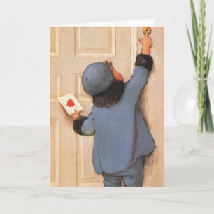 Cartes Pour Fêtes Annuelles Lettre d'amour vintage de Jessie Willcox Smith