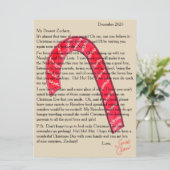 Cartes Pour Fêtes Annuelles Lettre de Père Noël Sucre de canne Nutcrackers (Debout devant)