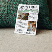 Cartes Pour Fêtes Annuelles Lettre d'information Archive Photo Collage Noël Vi