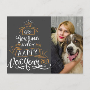 Cartes Pour Fêtes Annuelles Lettre Nouvel An 2019