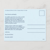 Cartes Pour Fêtes Annuelles LETTRE PHOTO HEUREUSE HANOUKKA CUSTOM 3 Dessinée À (Dos)