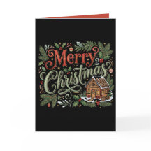 Lettre traditionnelle à la main Noël pain d'épices