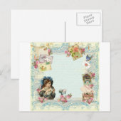 Cartes Pour Fêtes Annuelles Lettres d'amour Valentine Ephemera (Devant / Derrière)