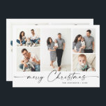 Cartes Pour Fêtes Annuelles Lettres d'argent moderne Noël 7 PHOTO Salutation<br><div class="desc">Carte de vacances moderne Silver Lettering Christmas PHOTO Greeting. Surprenez et apportez la joie à vos proches et rendez la fête inoubliable. Pour plus de personnalisation,  cliquez sur le lien "customiser plus" et utilisez notre outil de conception pour modifier ce modèle.</div>
