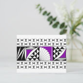 Cartes Pour Fêtes Annuelles Levée de soleil du sud-ouest en pourpre (Debout devant)