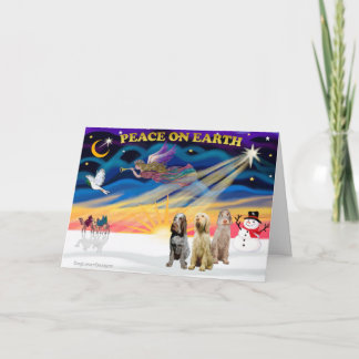 Cartes Pour Fêtes Annuelles Lever de soleil de Noël - Trois Spinones italienne