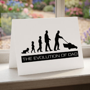Cartes Pour Fêtes Annuelles L'évolution de Papa