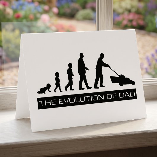 Cartes Pour Fêtes Annuelles L'évolution de Papa