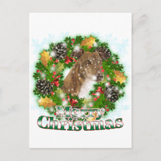 Cartes Pour Fêtes Annuelles Lévrier de Joyeux Noël
