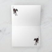 Cartes Pour Fêtes Annuelles Lévriers italiens (Intérieur)