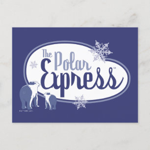 Cartes Pour Fêtes Annuelles L'Express polaire   Ours polaires Retro Graphisme