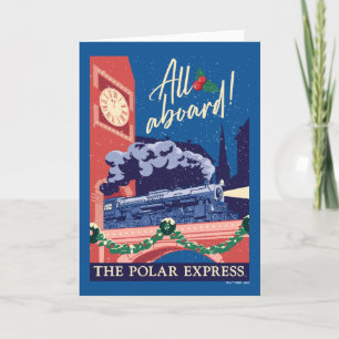 Cartes Pour Fêtes Annuelles L'Express Polaire - Tout À Bord !