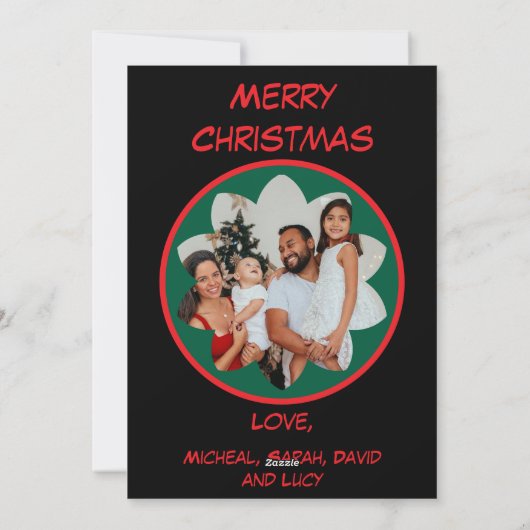 Cartes Pour Fêtes Annuelles Lézards Groovy (Dos)