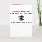 CARTES POUR FÊTES ANNUELLES LGBT ILY (Dos)