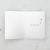 Cartes Pour Fêtes Annuelles LGBT | Saint Valentin | Chat | fierté | (Intérieur)