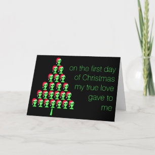 Cartes Pour Fêtes Annuelles LGM Dans Un Chapeau Au Père Noël Le Premier Jour D