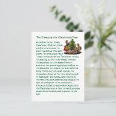 Cartes Pour Fêtes Annuelles L'histoire de l'arbre de Noël (Debout devant)