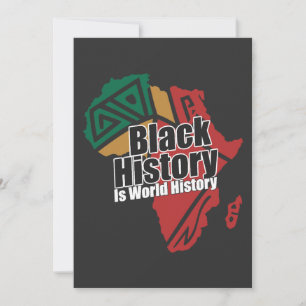 Cartes Pour Fêtes Annuelles L'histoire des Noirs est l'histoire du monde