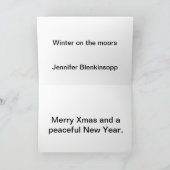 Cartes Pour Fêtes Annuelles L'hiver sur amarre (Intérieur)