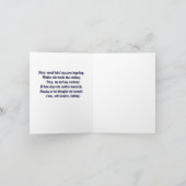 Cartes Pour Fêtes Annuelles L'Hymne de Virgin (Intérieur)