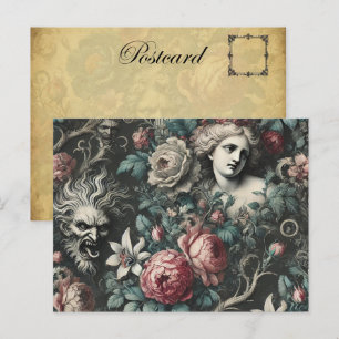Cartes Pour Fêtes Annuelles L'hystérie se cache dans les fleurs - gothique vic