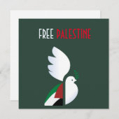 Cartes Pour Fêtes Annuelles Libérer la Palestine (Devant / Derrière)