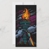 Cartes Pour Fêtes Annuelles Liberté (Devant)