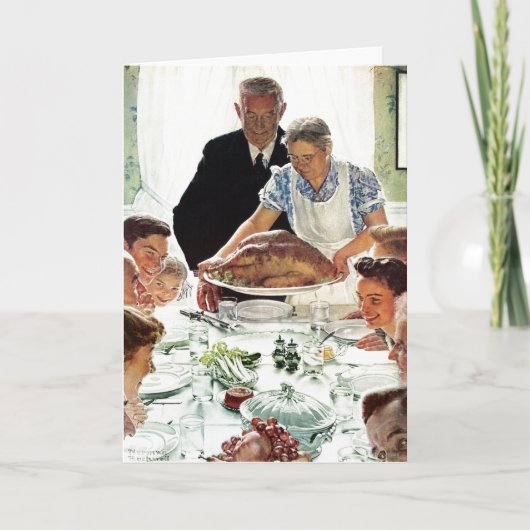 Cartes Pour Fêtes Annuelles Liberté de la volonté (Devant)