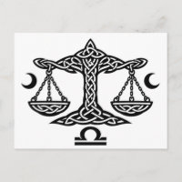 Libra Sceau de la Lune Celtique | Encre BurnsInHel