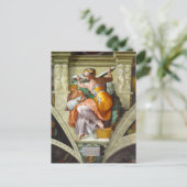 Cartes Pour Fêtes Annuelles Libyen Sibyl par Michelangelo (Debout devant)