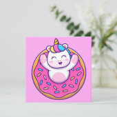 Cartes Pour Fêtes Annuelles Licorne (Debout devant)