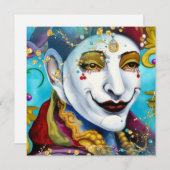 Cartes Pour Fêtes Annuelles L'idiot (Devant / Derrière)