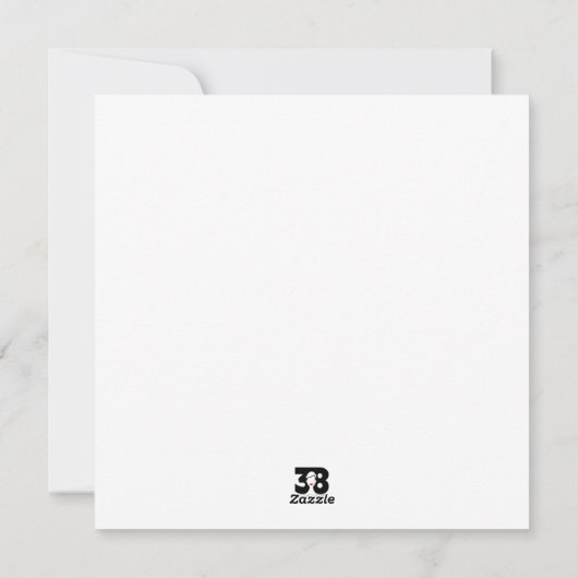 Cartes Pour Fêtes Annuelles L'idiot (Dos)