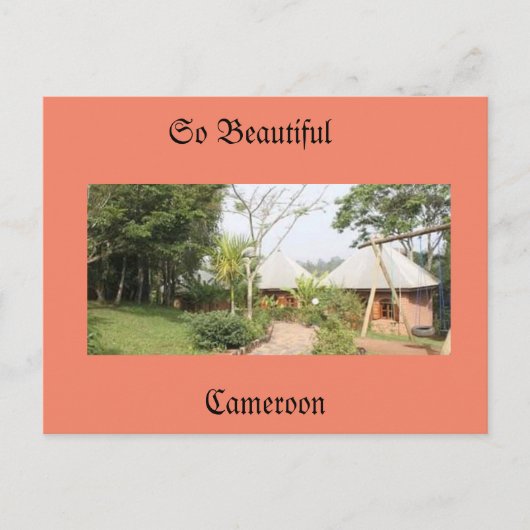 Cartes Pour Fêtes Annuelles lieu de Loisir au Cameroun (Devant)