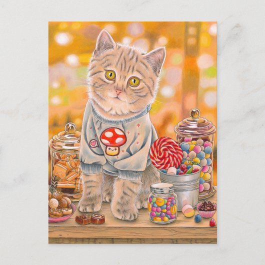 Cartes Pour Fêtes Annuelles "Life Is Sweet" postacrd (Devant)