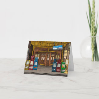 Cartes Pour Fêtes Annuelles Ligne bleue Damen Chicago