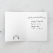 Cartes Pour Fêtes Annuelles Ligne d'art en bleu pour Chanukah / Hanoukka (Intérieur)