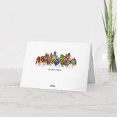 Cartes Pour Fêtes Annuelles Ligne de Milwaukee (Dos)