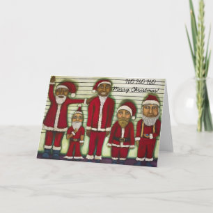 Cartes Pour Fêtes Annuelles Ligne de Père Noël