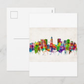 Cartes Pour Fêtes Annuelles Ligne du Nebraska (Devant / Derrière)