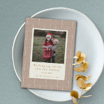 Cartes Pour Fêtes Annuelles Lignes géométriques vintages 2 Photo Noël Vertical<br><div class="desc">Vintage Super Lignes géométriques Deux Photo Noël Vertical Holiday Card</div>