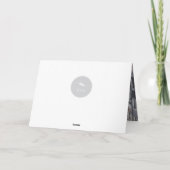 Cartes Pour Fêtes Annuelles Lignes Joyeuses Gros Point Rouge Typographie Moder (Dos)