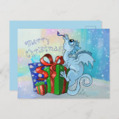 Cartes Pour Fêtes Annuelles lil' Dragon Snowflake (Devant / Derrière)