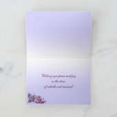 Cartes Pour Fêtes Annuelles Lilas élégants Pâques (Intérieur)