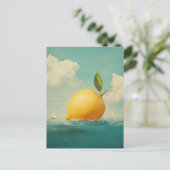 Cartes Pour Fêtes Annuelles L'île aux citrons dans les eaux de rêve (Debout devant)