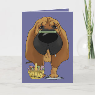 Cartes Pour Fêtes Annuelles Limier - chasse à os de Pâques