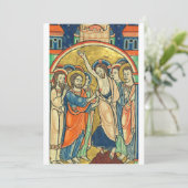 Cartes Pour Fêtes Annuelles L'incrédulité de St Thomas de Psalter (Debout devant)