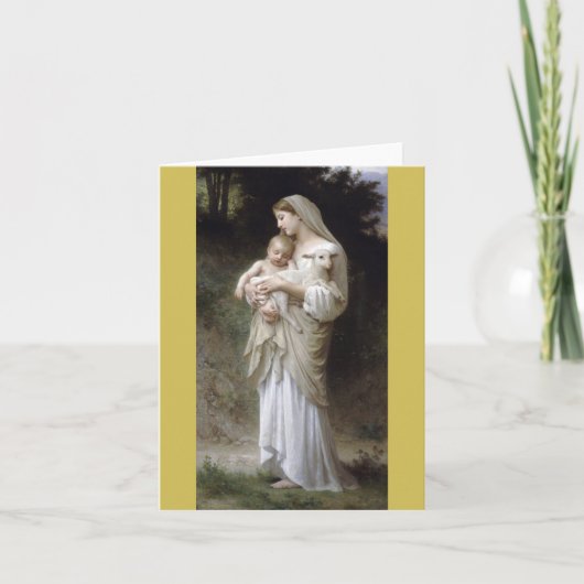 Cartes Pour Fêtes Annuelles L'Innocence William-Adolphe Bouguereau 1893 (Devant)