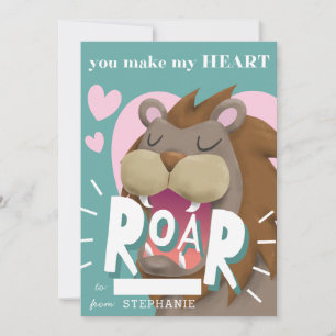 Cartes Pour Fêtes Annuelles Lion Kids Classroom Valentines Day
